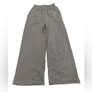 REFRESH Wide Leg Trousers Sweatpants Size S | Grey/Blue Slate